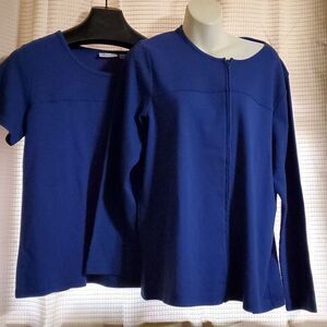 d &Co t shirt and jacket  L